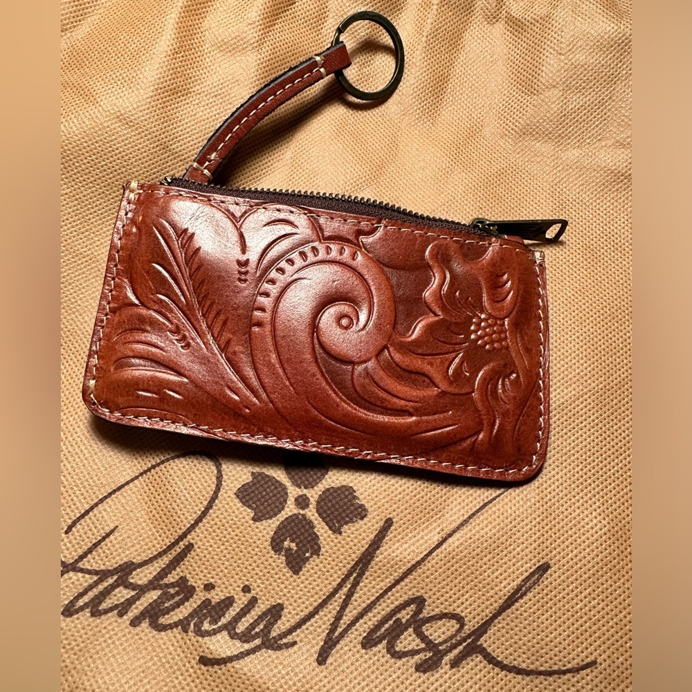 Patricia Nash - Cassini brown leather mini wallet - NWOT